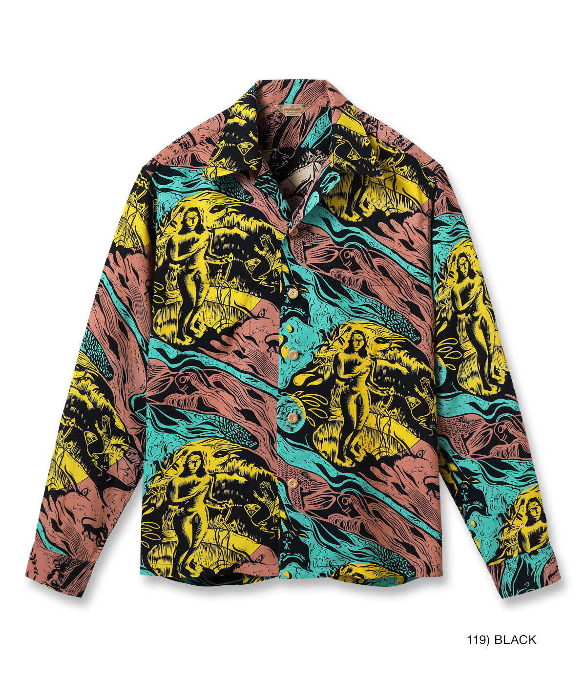 SUN SURF SPECIAL EDITION “GAUGUIN WOODCUT MYSTIC” (LONG SLEEVE)SS29674