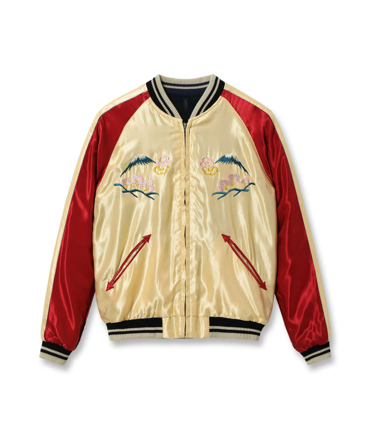Early 1950s Style Acetate Souvenir Jacket “USS PRINCETON” × “MAIKO Early 1950s Style Acetate Souvenir Jacket “USS PRINCETON” × “MAIKO