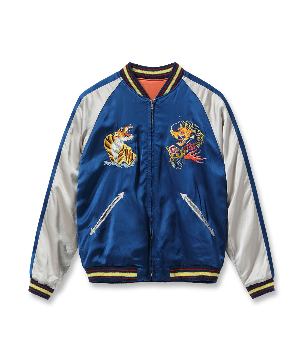 Late 1940s Style Acetate Souvenir Jacket KOSHO&CO. Special Edition "EAGLE & DRAGON" × "JAPAN MAP" TT15911-159