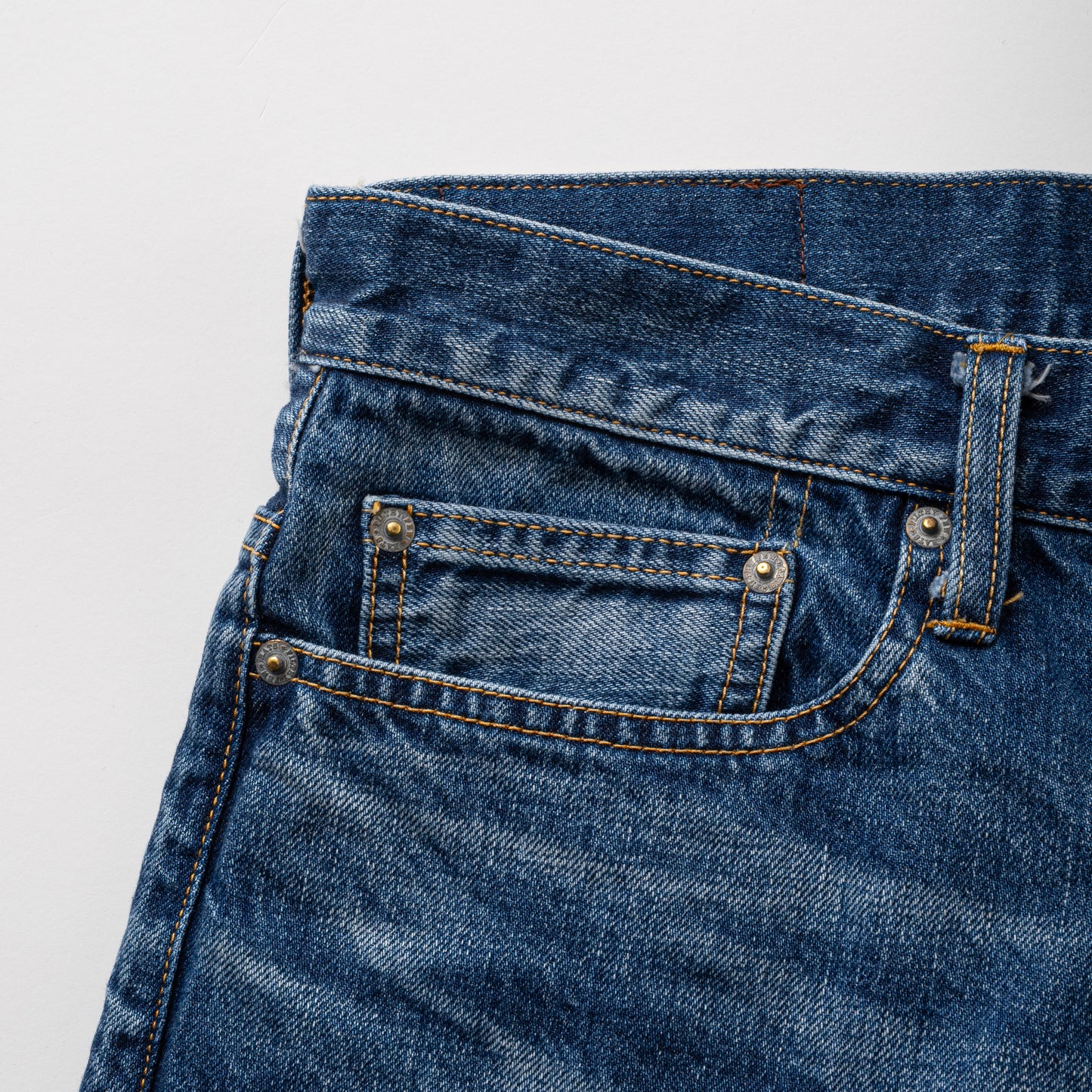 VINTAGE WASH DENIM PANTS
