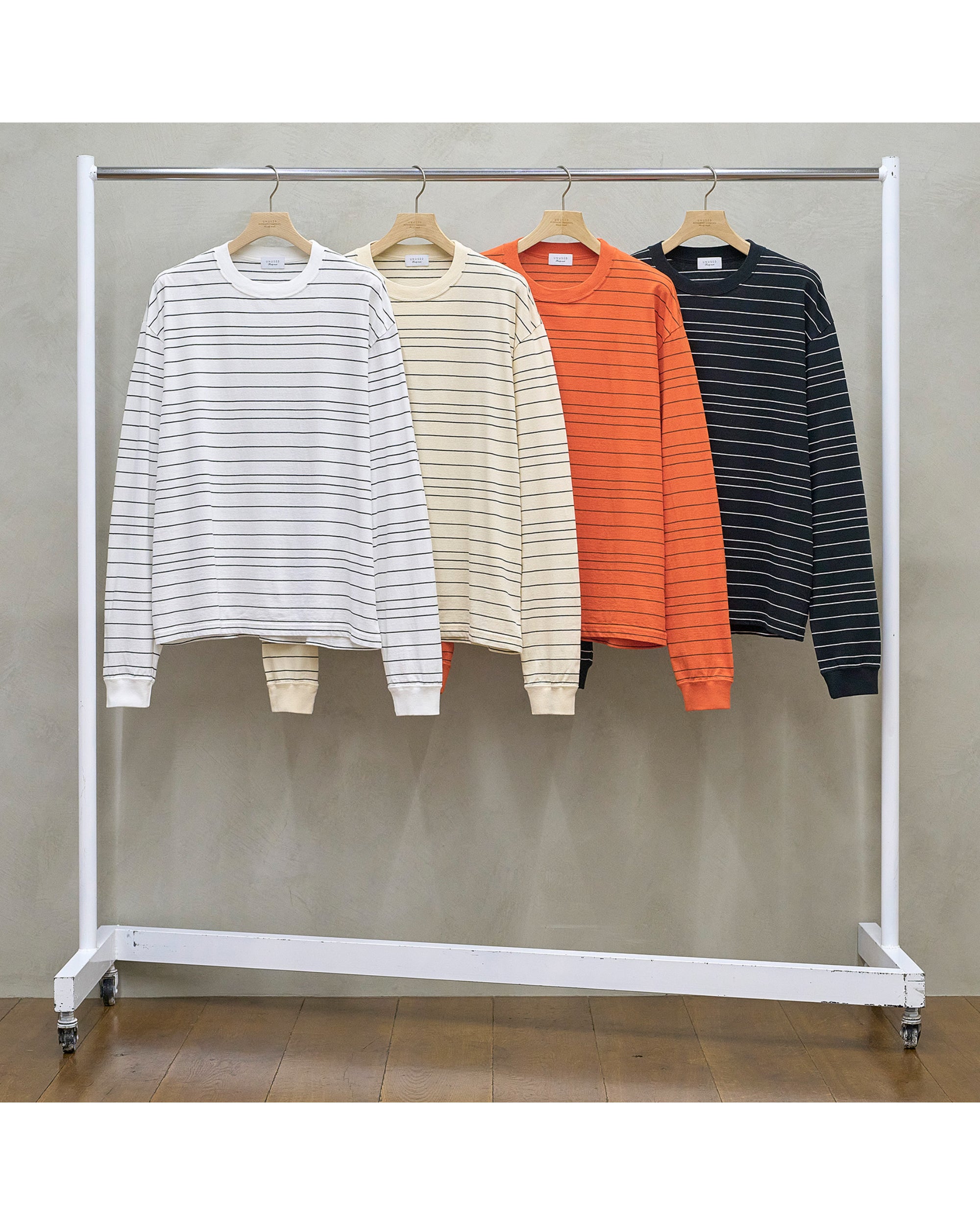 US2544 Border long sleeve T-shirt – TIME AFTER TIME
