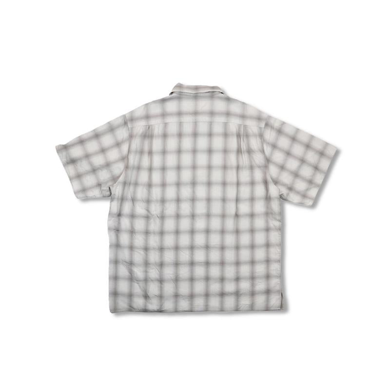 Ombre Check Open Collar S/S Shirt