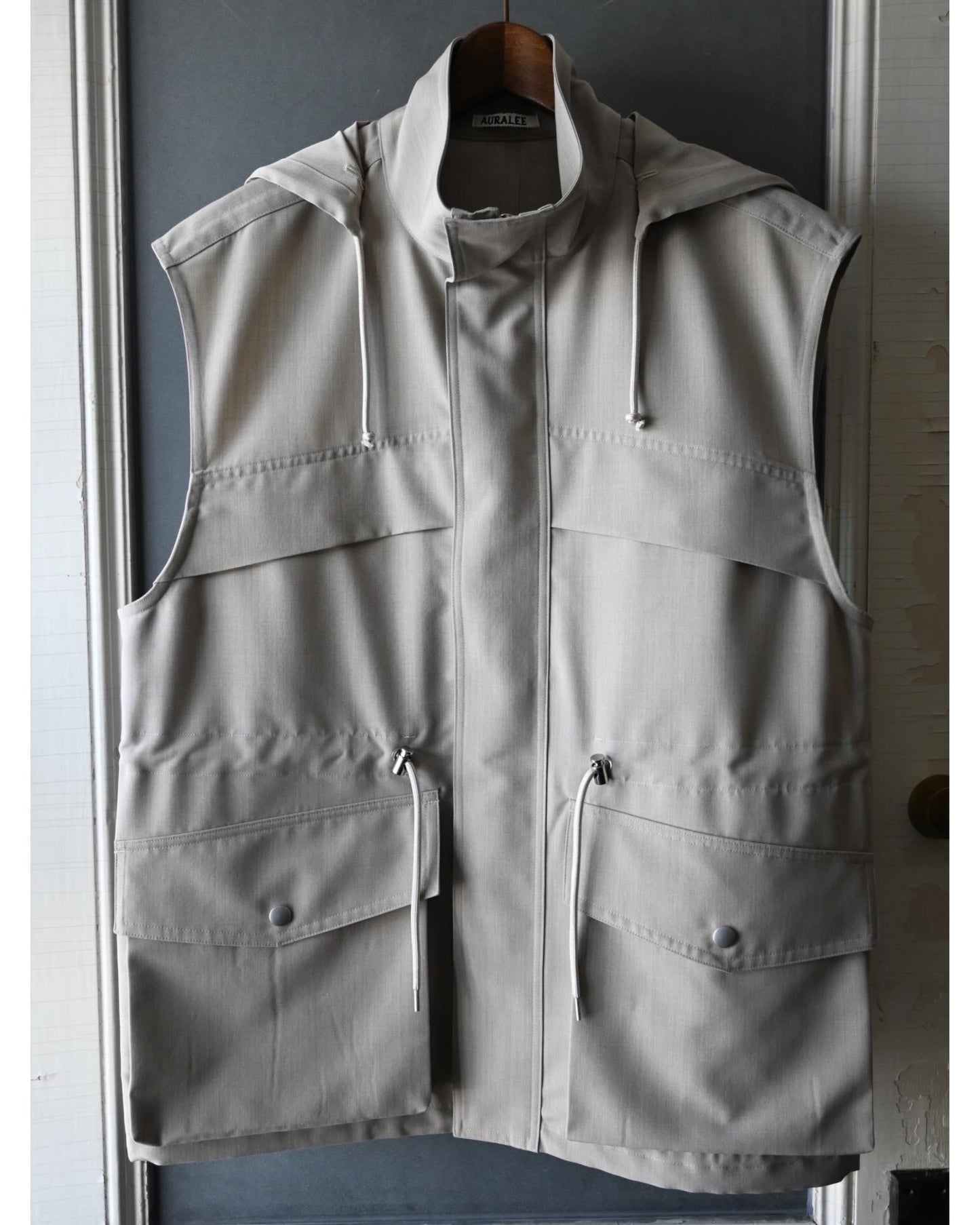 WOOL MAX CANVAS OVER VEST