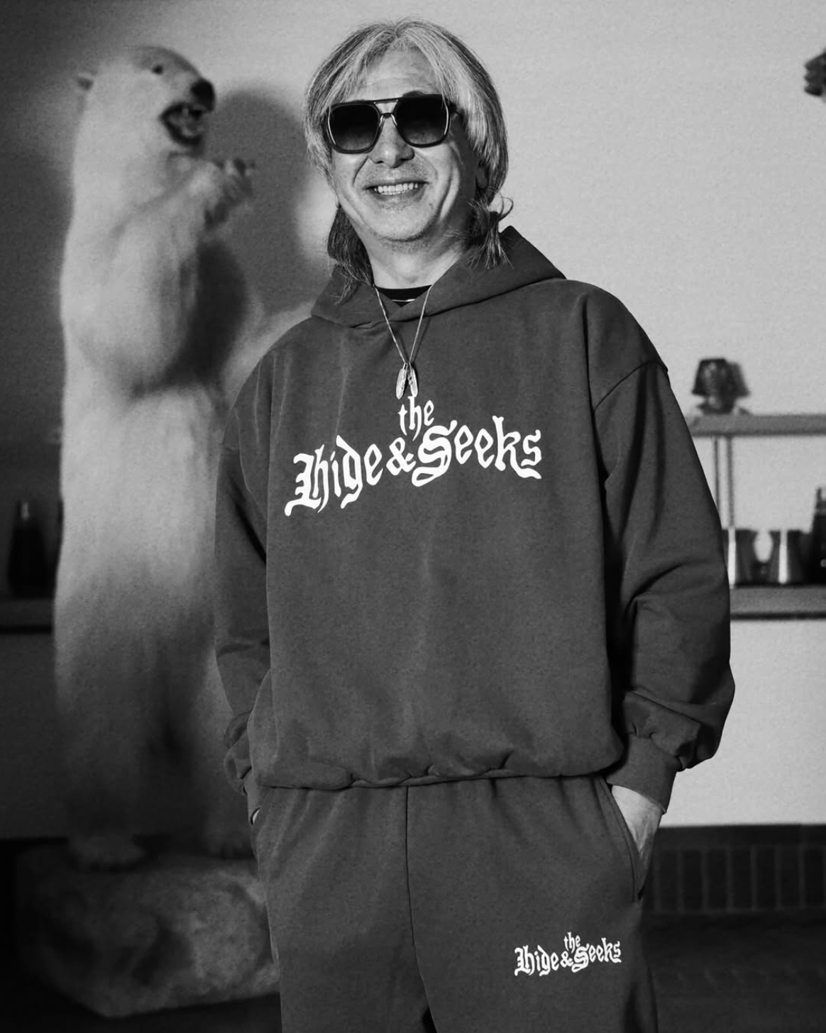 HIDEANDSEEK×Toru Nishiura” The H&S Hooded Sweat Shirt – TIME AFTER HIDEANDSEEK×Toru Nishiura” The H&S Hooded Sweat Shirt – TIME AFTER