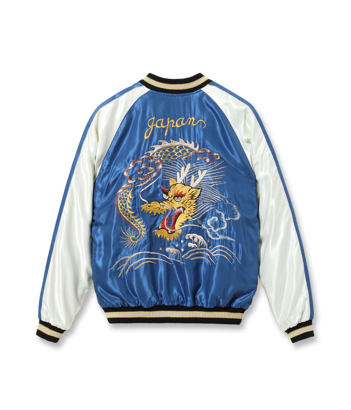 Mid 1950s Style Acetate Souvenir Jacket “WHITE TIGER” × “GOLD DRAGON”TT15790-119