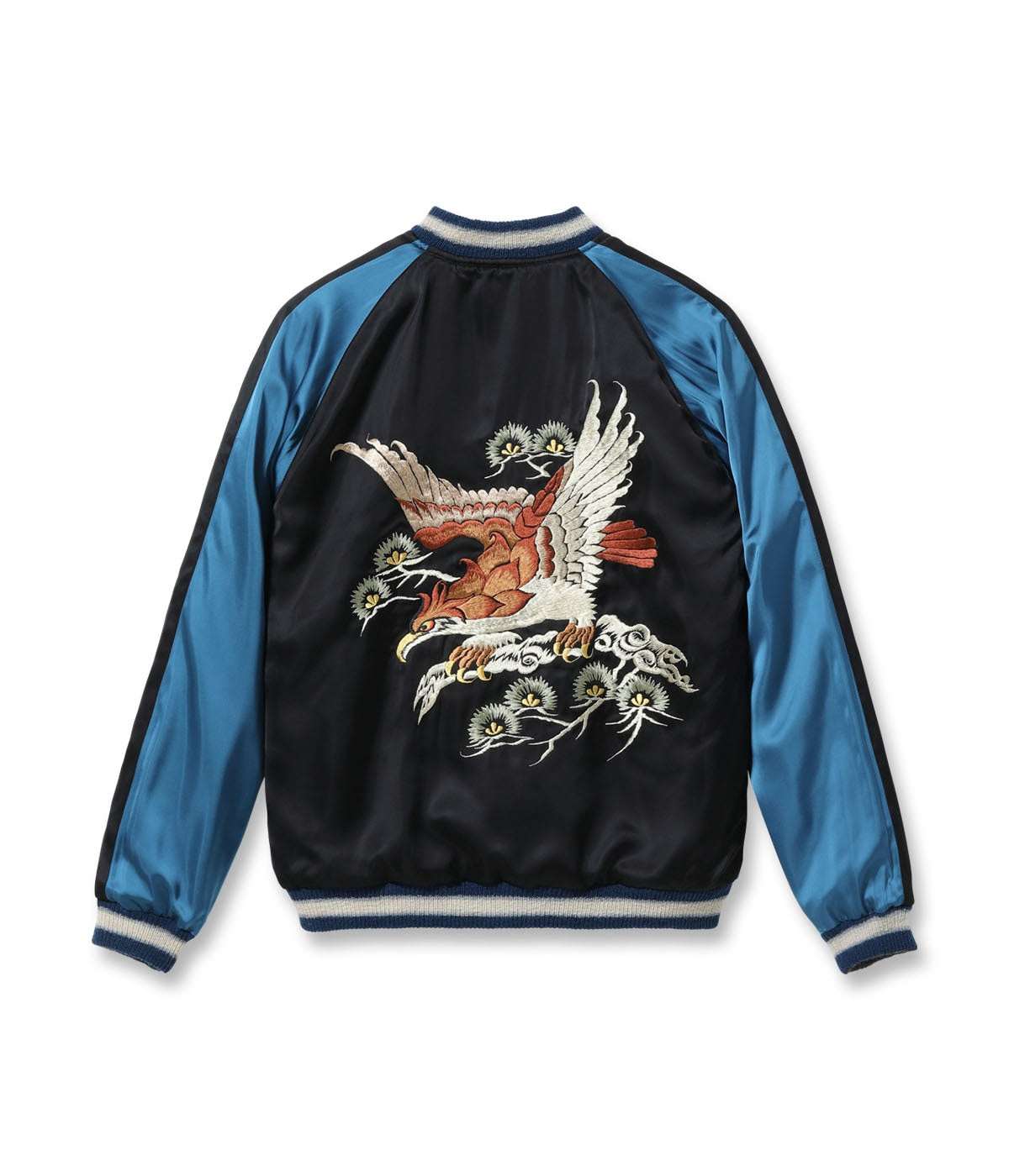Early 1950s Style Rayon Brocade × Acetate Souvenir Jacket TOYO ENTERPRISE 60th Anniversary Special Edition “TIGER & DRAGON” (BROCADE) × “EAGLE” TT15717-119