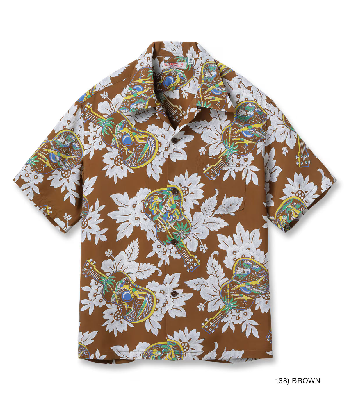 RAYON HAWAIIAN SHIRT “UKULELE MELODY”SS39613