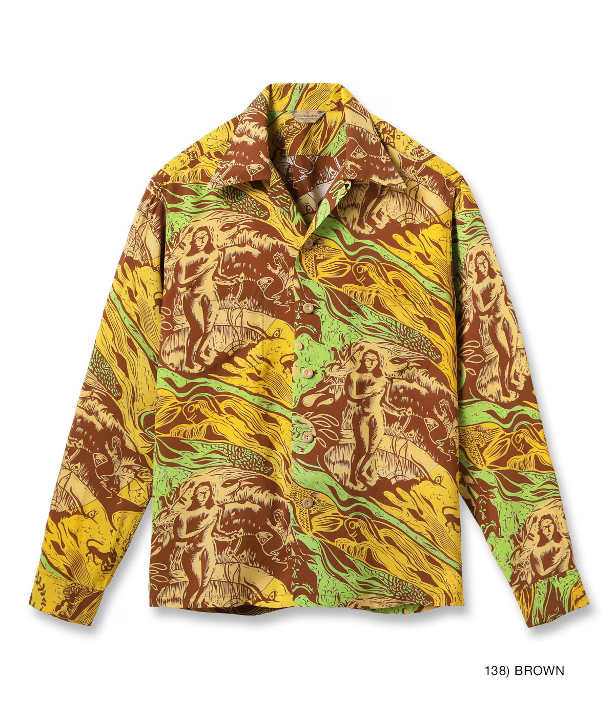 SUN SURF SPECIAL EDITION “GAUGUIN WOODCUT MYSTIC” (LONG SLEEVE)SS29674