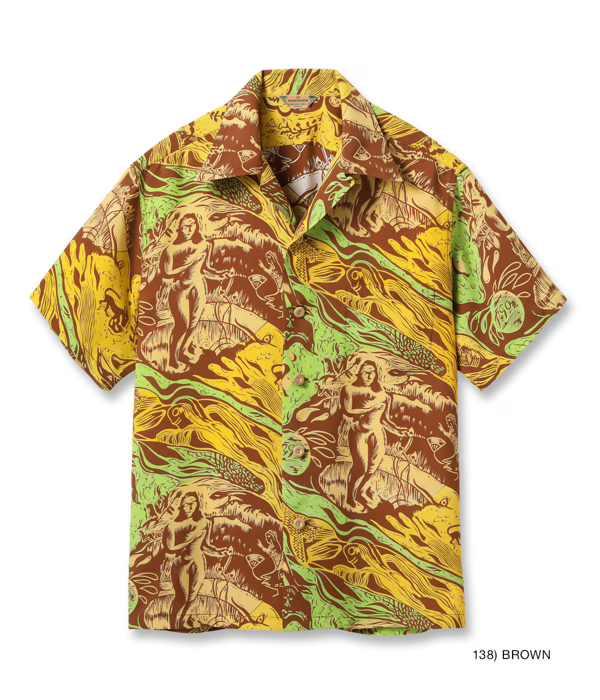 SUN SURF SPECIAL EDITION “GAUGUIN WOODCUT MYSTIC” (SHORT SLEEVE)SS39673