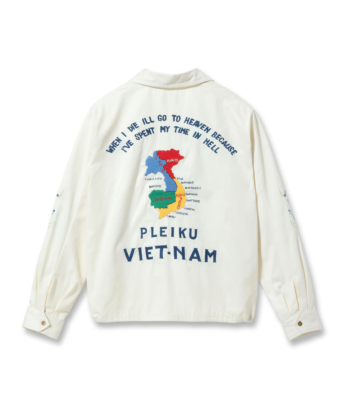 Mid 1960s Style Cotton Vietnam Jacket “VIETNAM MAP” TT15892