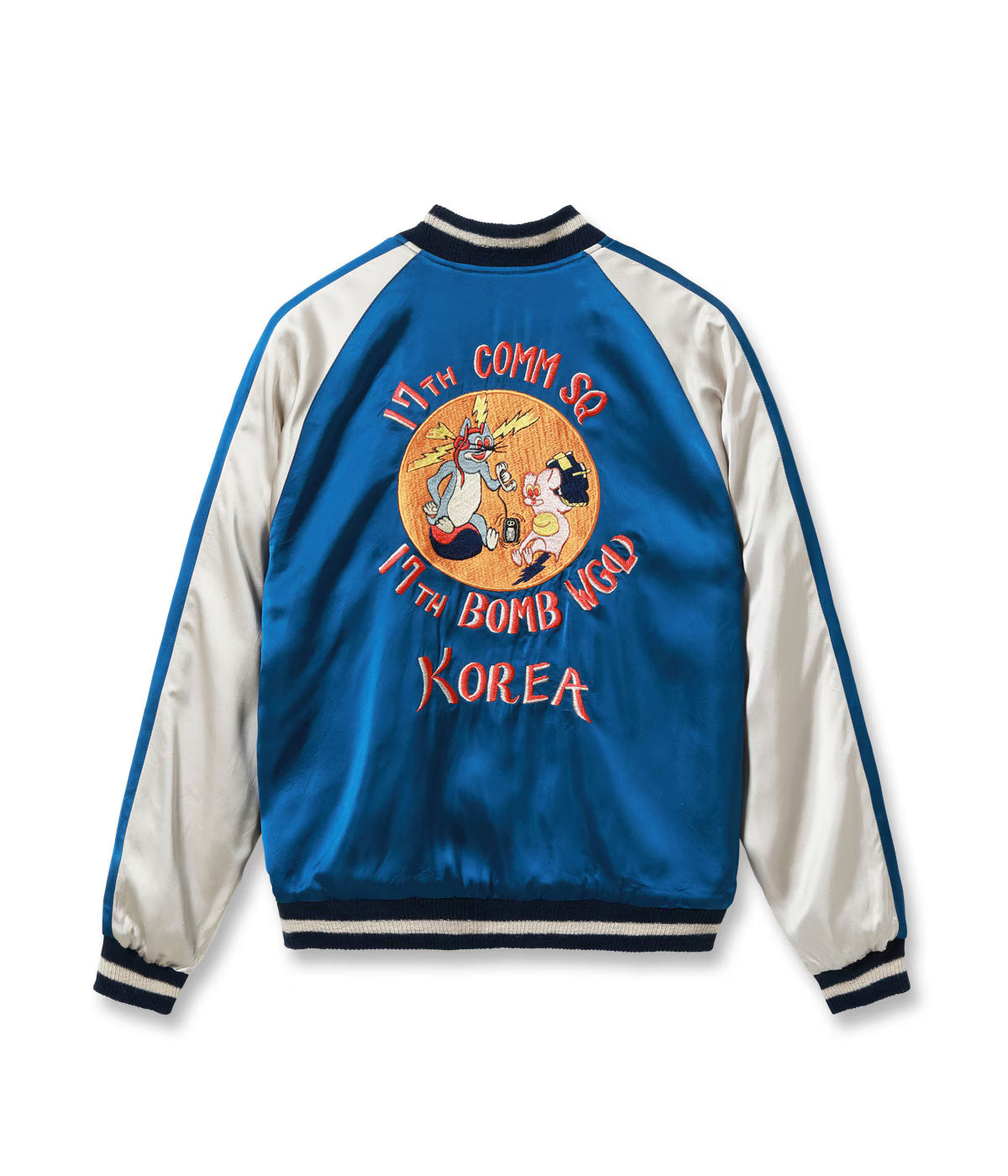 Early 1950s Style Acetate Souvenir Jacket “KOSHO & CO.” × “BUZZ RICKSON’S” Special Edition “17TH COMM SQ & 17TH BOMB WG(L)” BR16009-119