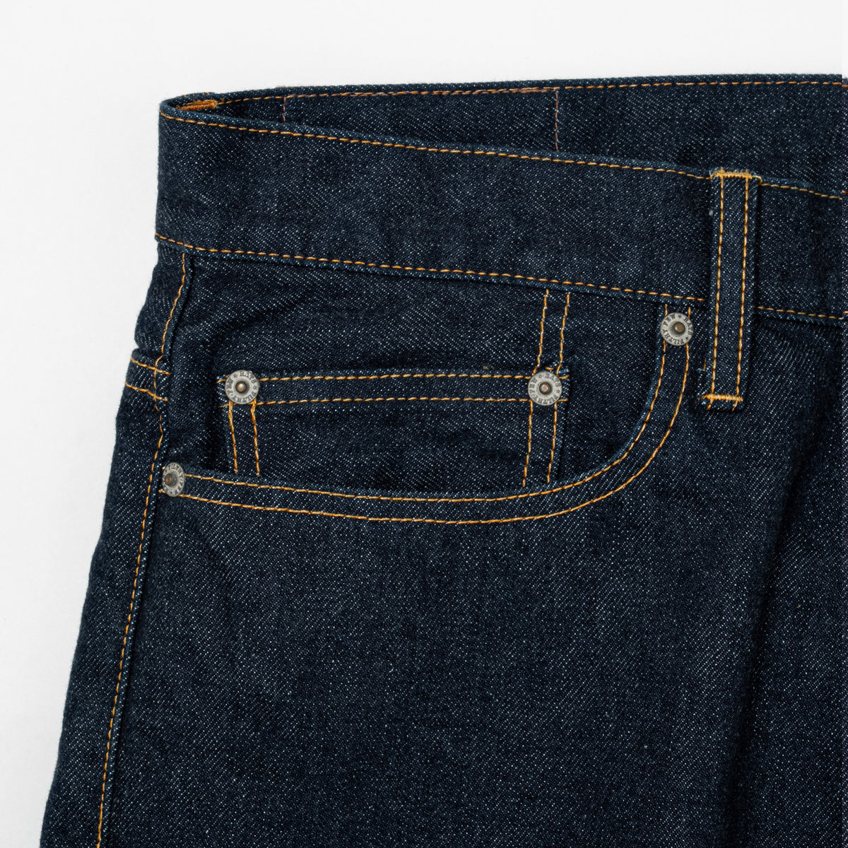 DARK INDIGO DENIM PANTS ONE WASH