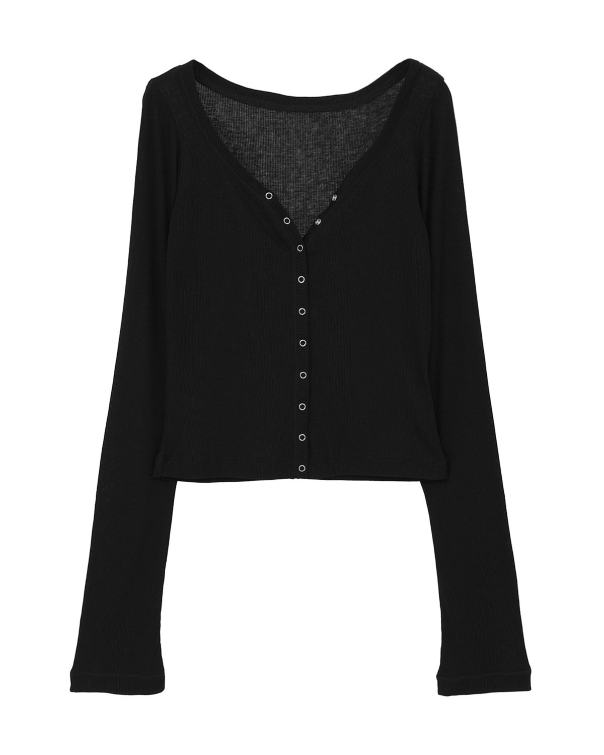 CURVED NECK LAYERED SET TOPS