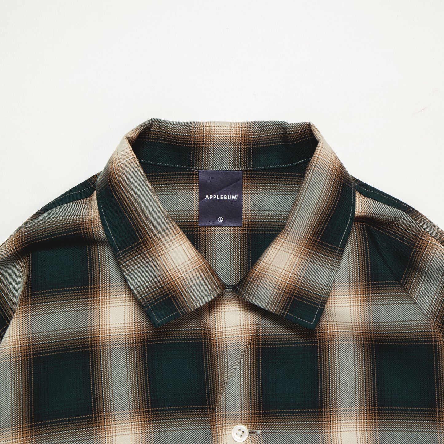 Ombre Check L/S Aloha Shirt