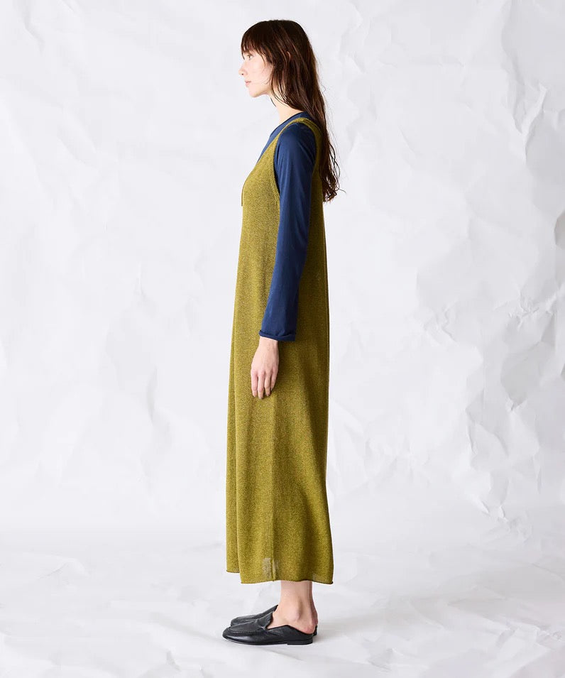 paper knit 2way dress