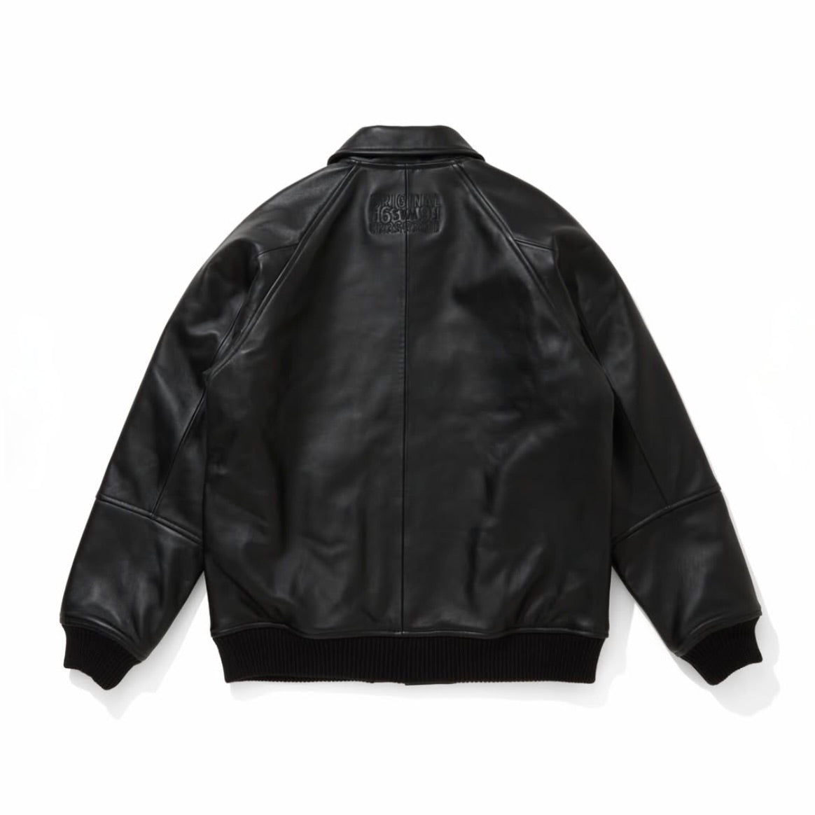 H&S×Toru Nishiura Leather Varsity Jacket HIDEANDSEEK×Toru Nishiura” Leather Varsity Jacket – TIME AFTER TIME