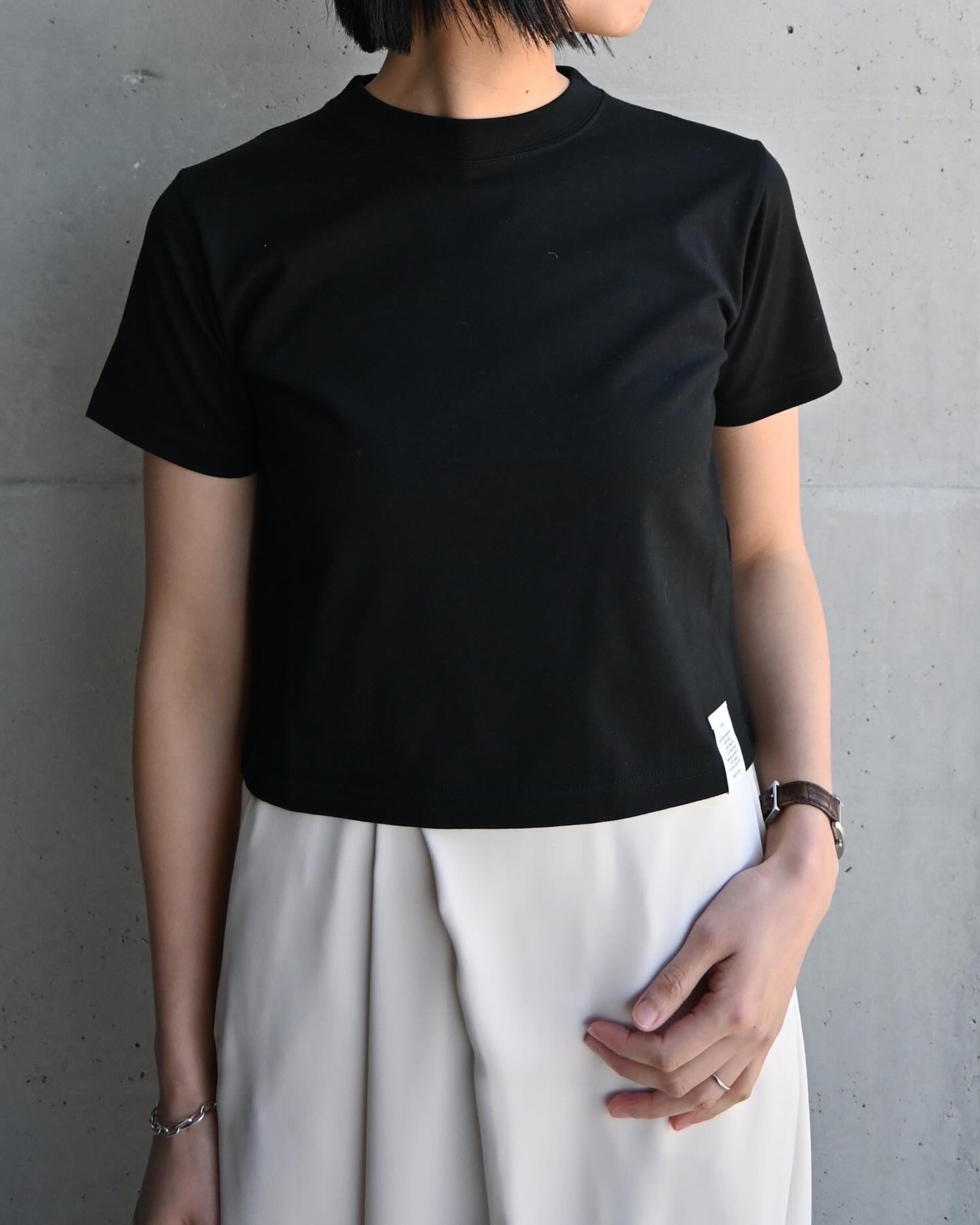 5.6OZ CROPPED SHORT-SLV TEE 12382 – TIME AFTER TIME