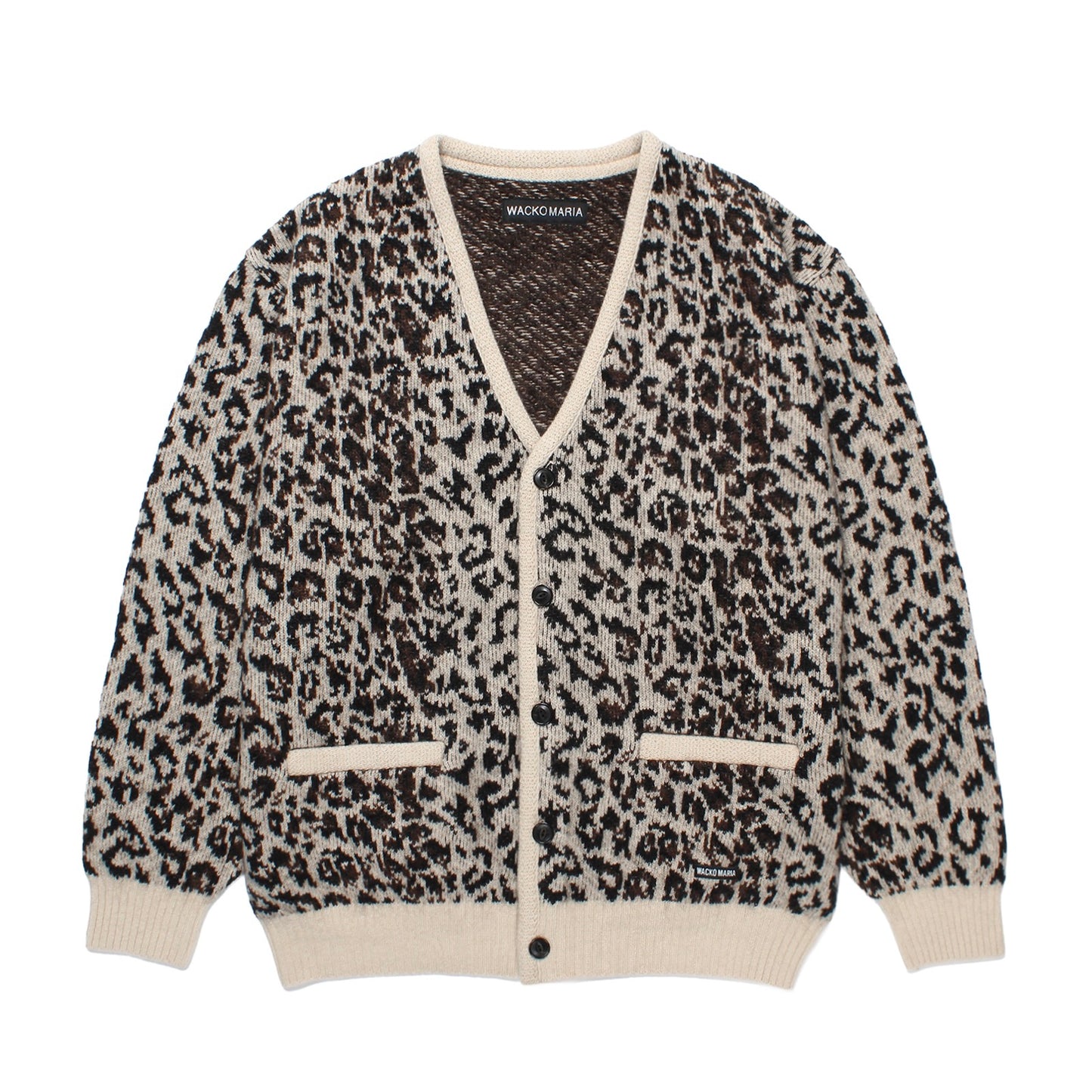 LEOPARD MOHAIR CARDIGAN