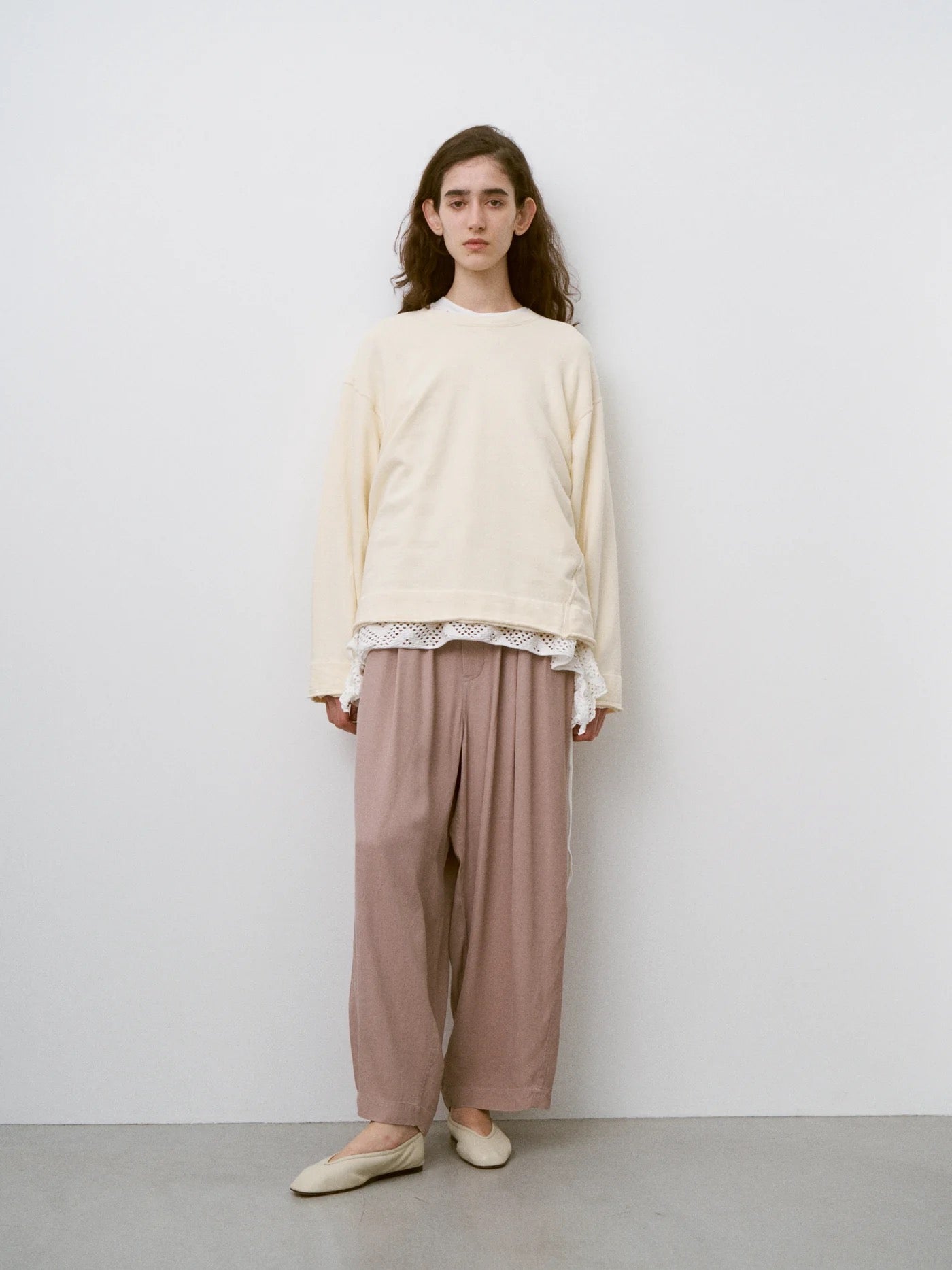 cotton open-end yam terry sweat shirt
