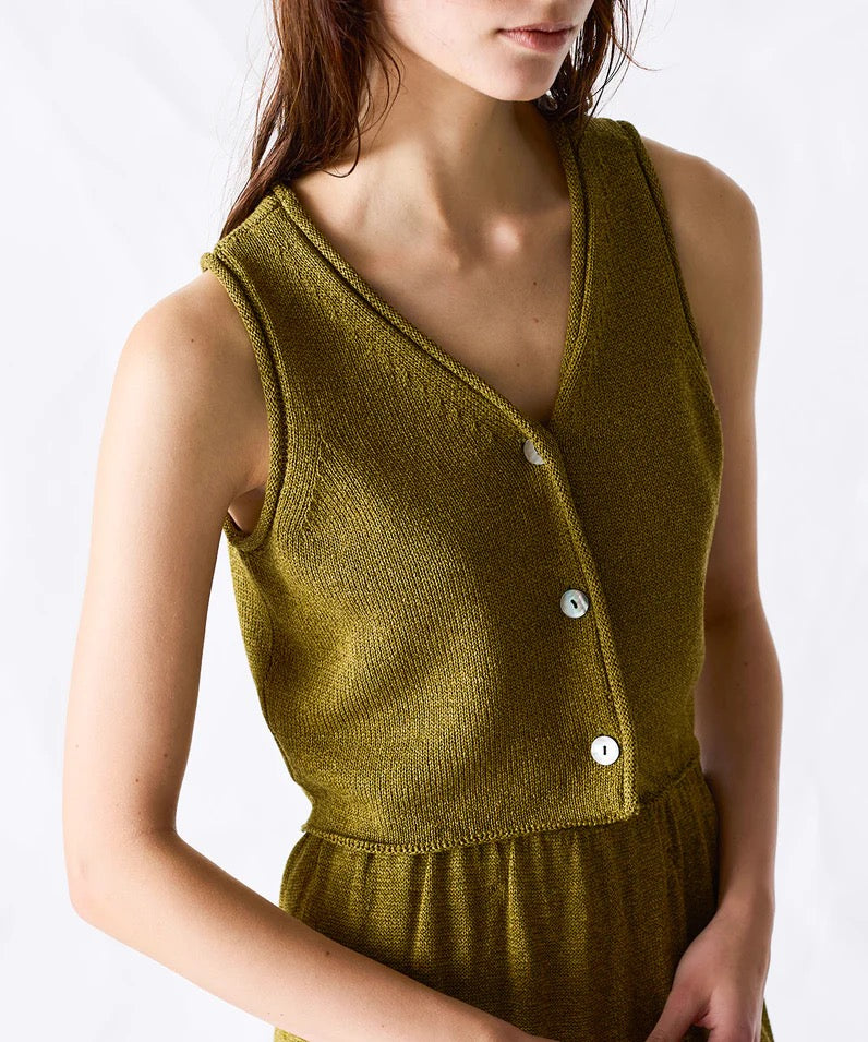 paper knit 2way top
