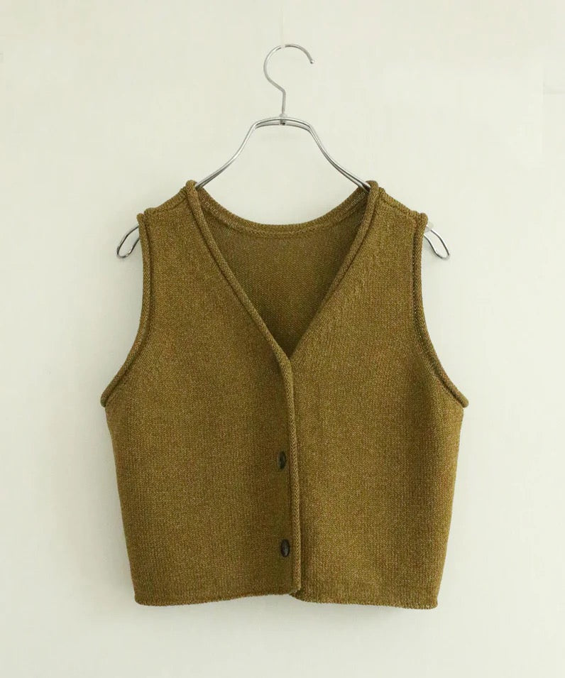 paper knit 2way top