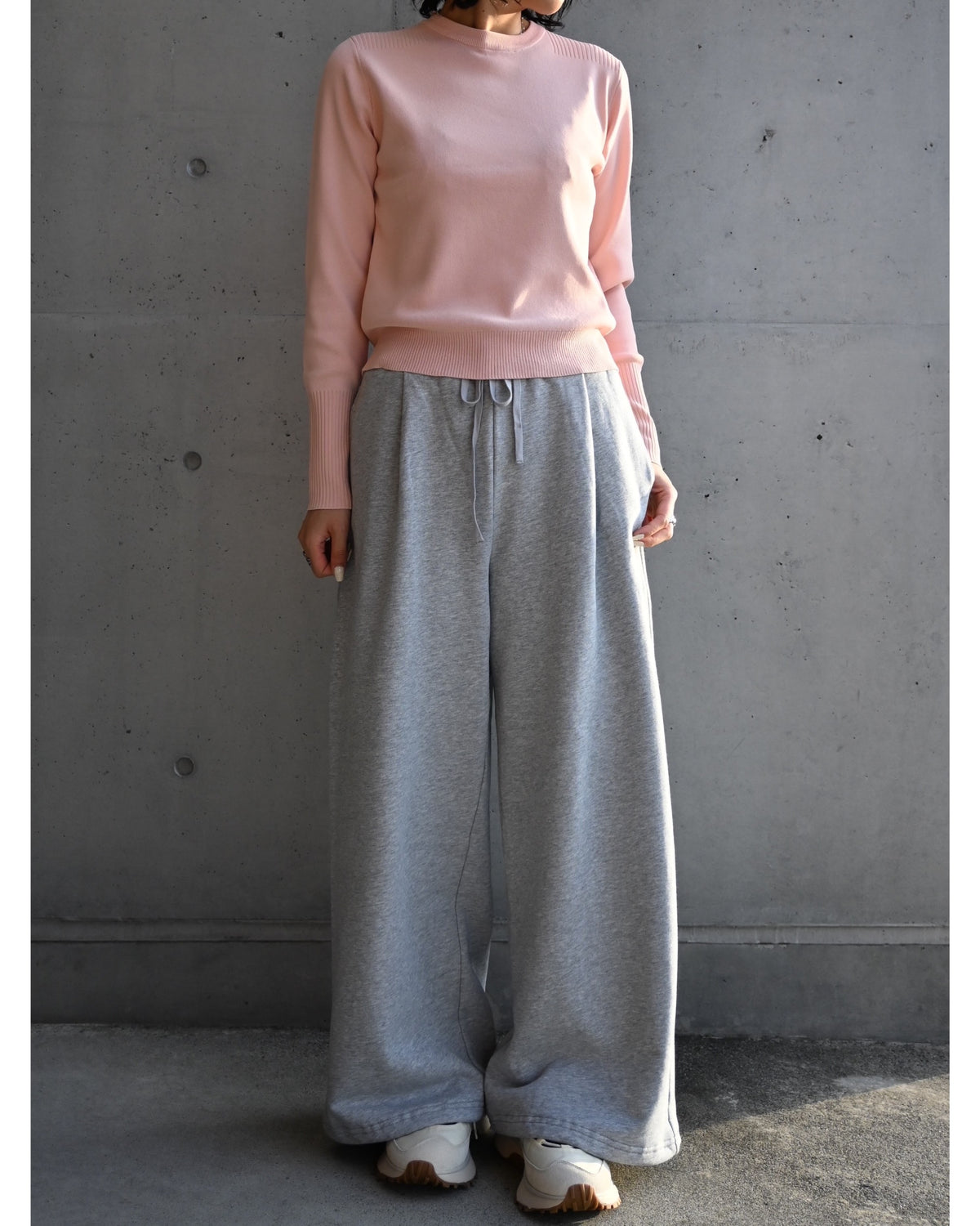SLASH WAIST SWEAT PANTS