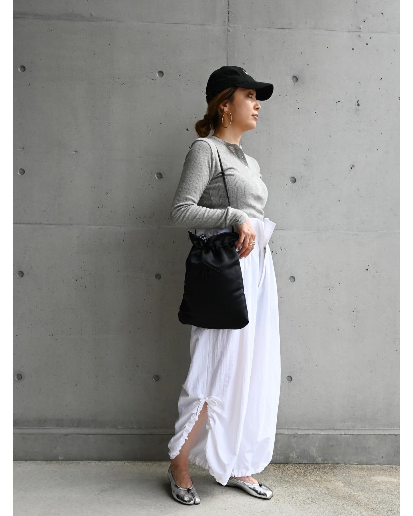 ヘンリーネックL/S TEE
