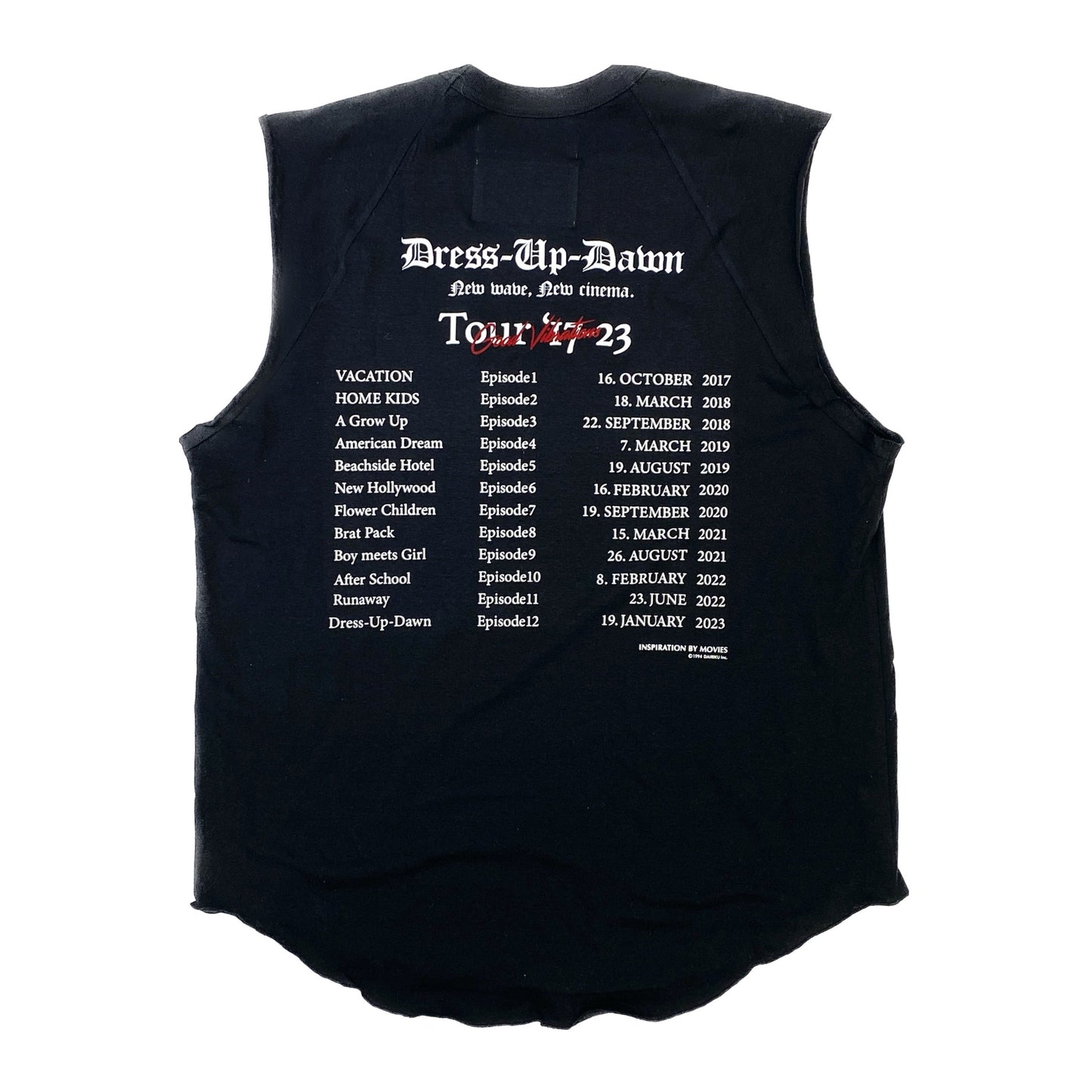 "The Dawn" No-Sleeve Tour Tee