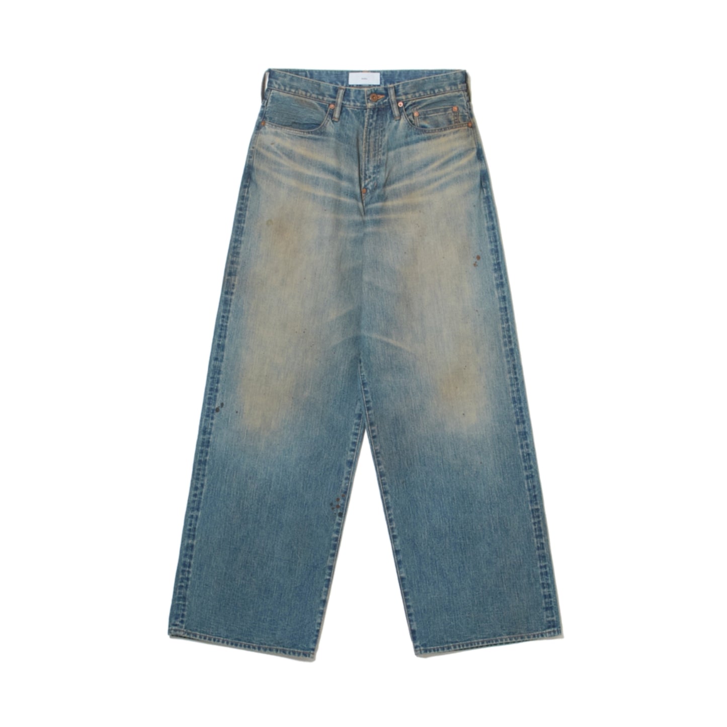 FADED MODERN DENIM PANTS WIDE CUT