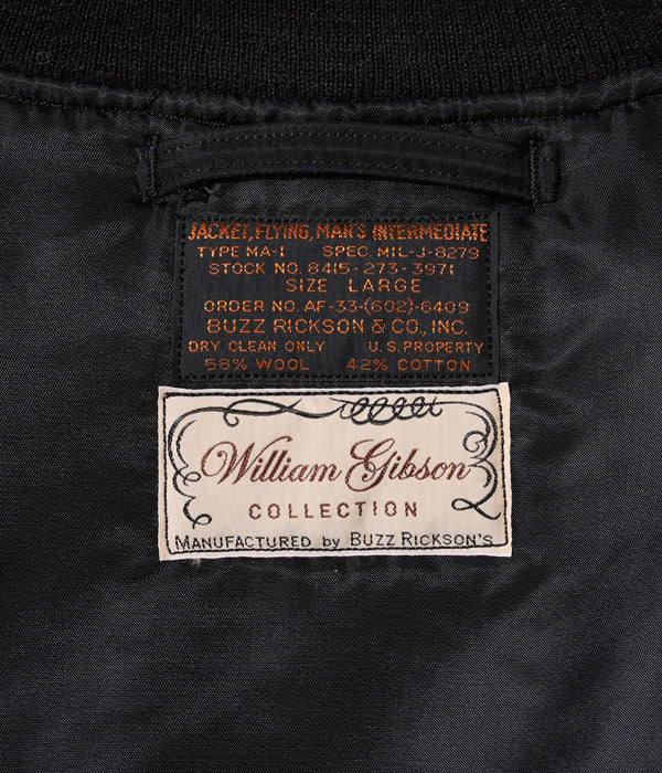 WILLIAM GIBSON COLLECTION Type BLACK MA-1 “ALBERT TURNER & CO., INC. MODEL”