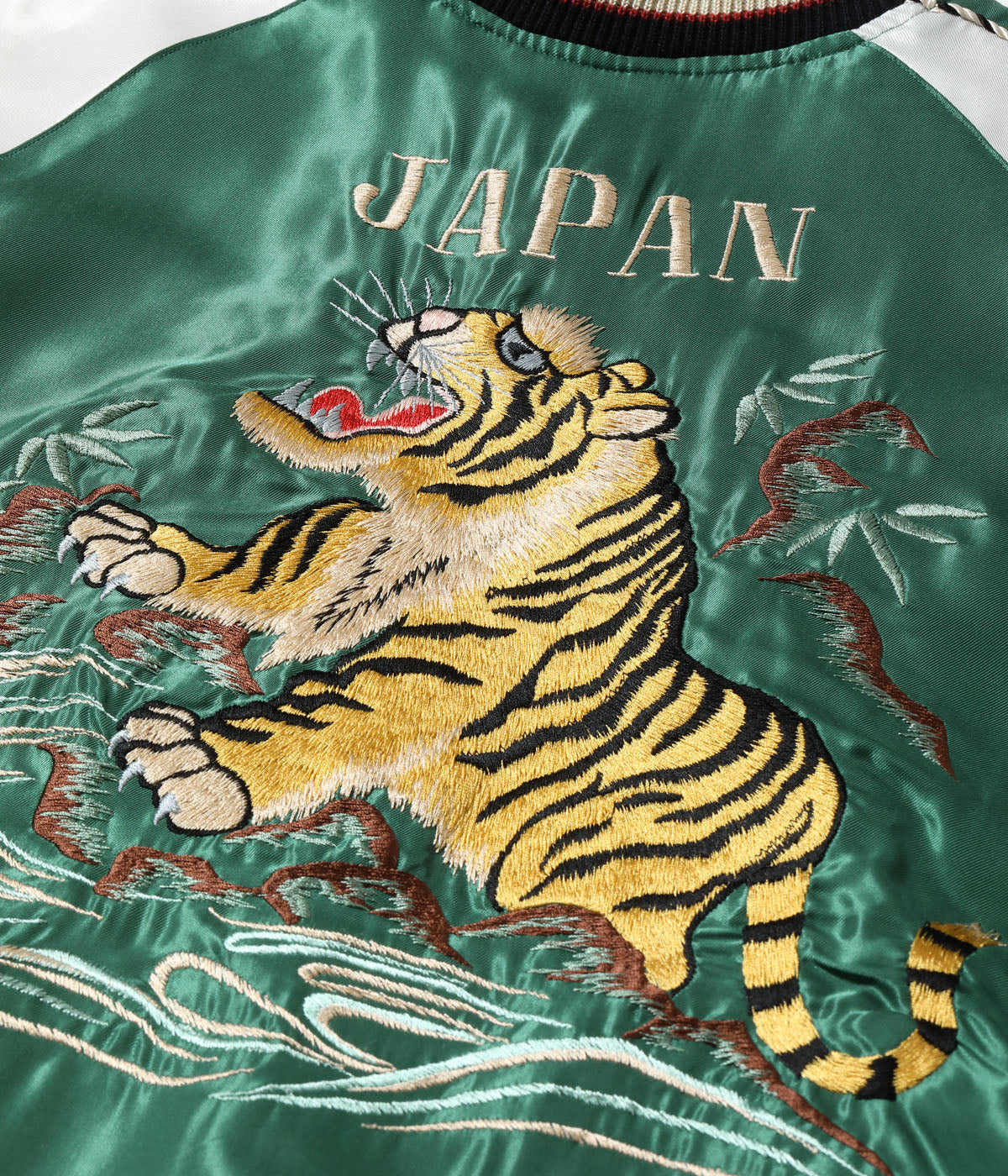 Early 1950s Style Acetate Souvenir Jacket “ROARING TIGER” × “JAPAN MAP” TT15682-145