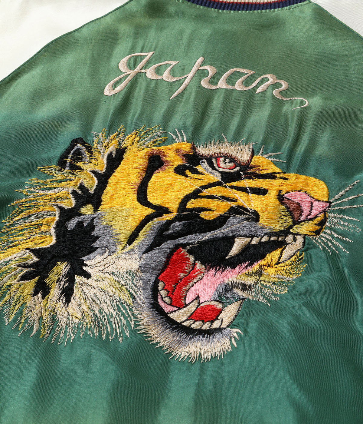 Early 1950s Style Acetate Souvenir Jacket “TIGER HEAD” × “JAPAN MAP” (AGING MODEL) TT15710-145