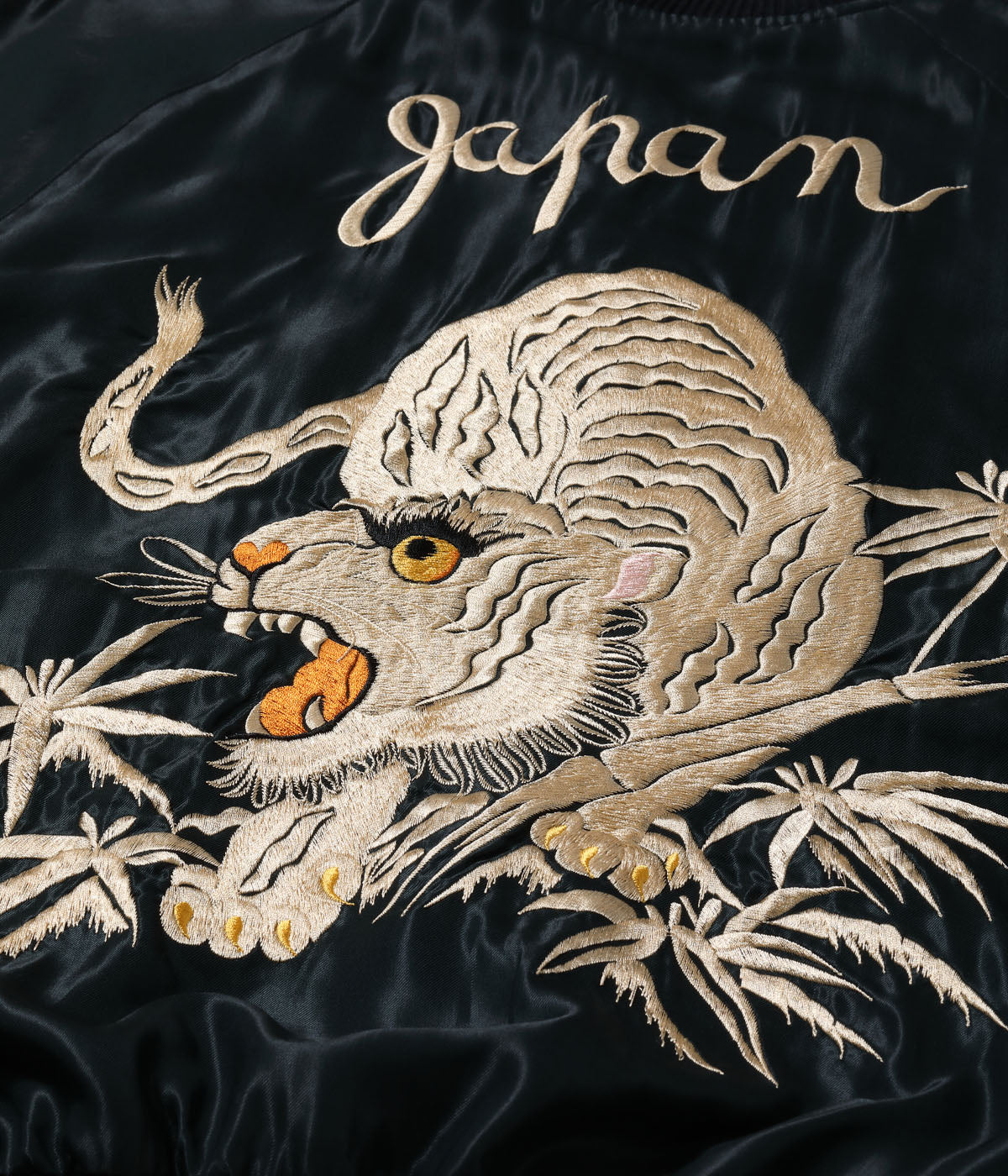 Mid 1950s Style Acetate Souvenir Jacket “WHITE TIGER” × “GOLD DRAGON”TT15790-119