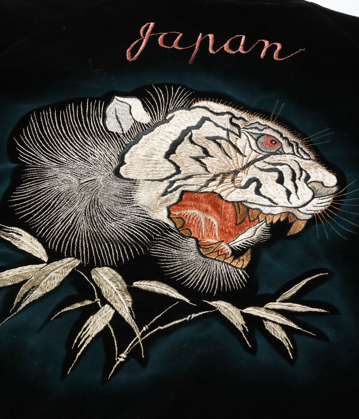 Mid 1950s Style Velveteen × Acetate Quilted Souvenir Jacket “Stencil Paint” TOYO ENTERPRISE 60th Anniversary Special Edition “TIGER HEAD” × “EAGLE” TT15809-119