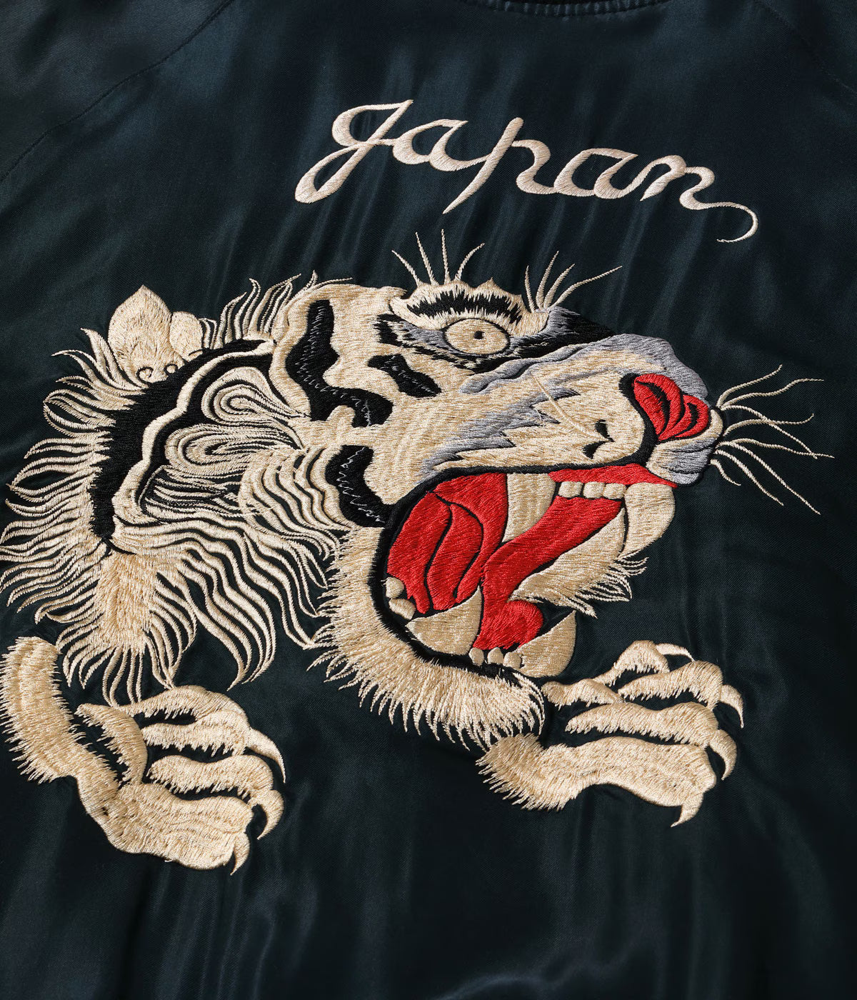 Mid 1950s Style Acetate Souvenir Jacket “TIGER HEAD” × “CHEVY LOVER” (AGING MODEL)TT15878-119