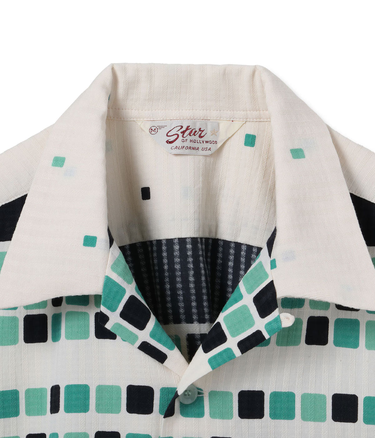 DOBBY COTTON OPEN SHIRT “SQUARE” SH39717