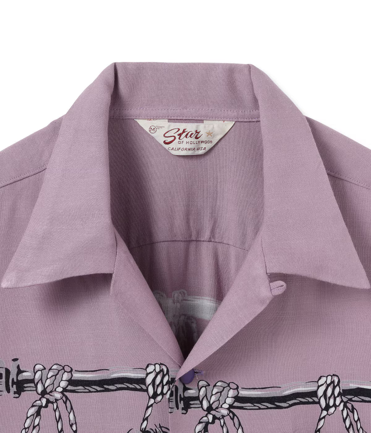 HOPSACK RAYON OPEN SHIRT “SHRUNKEN HEAD” SH39705