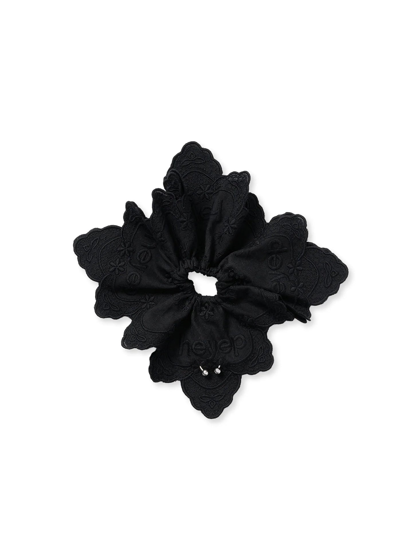 Pierced Lace Scrunchie