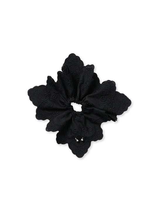 Pierced Lace Scrunchie