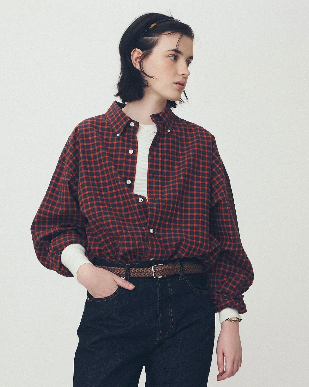 WASHED CHECKED DADDY SHIRT