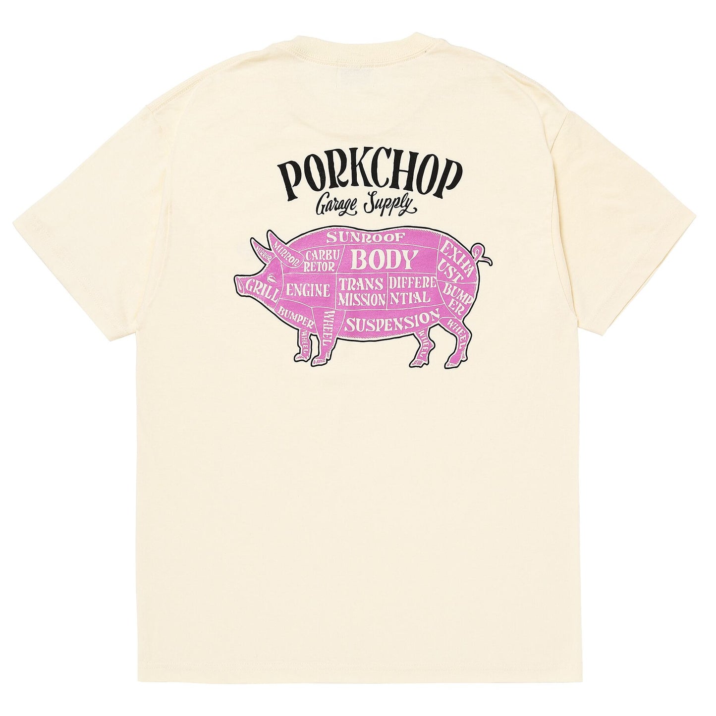 PORK BACK TEE CREAM