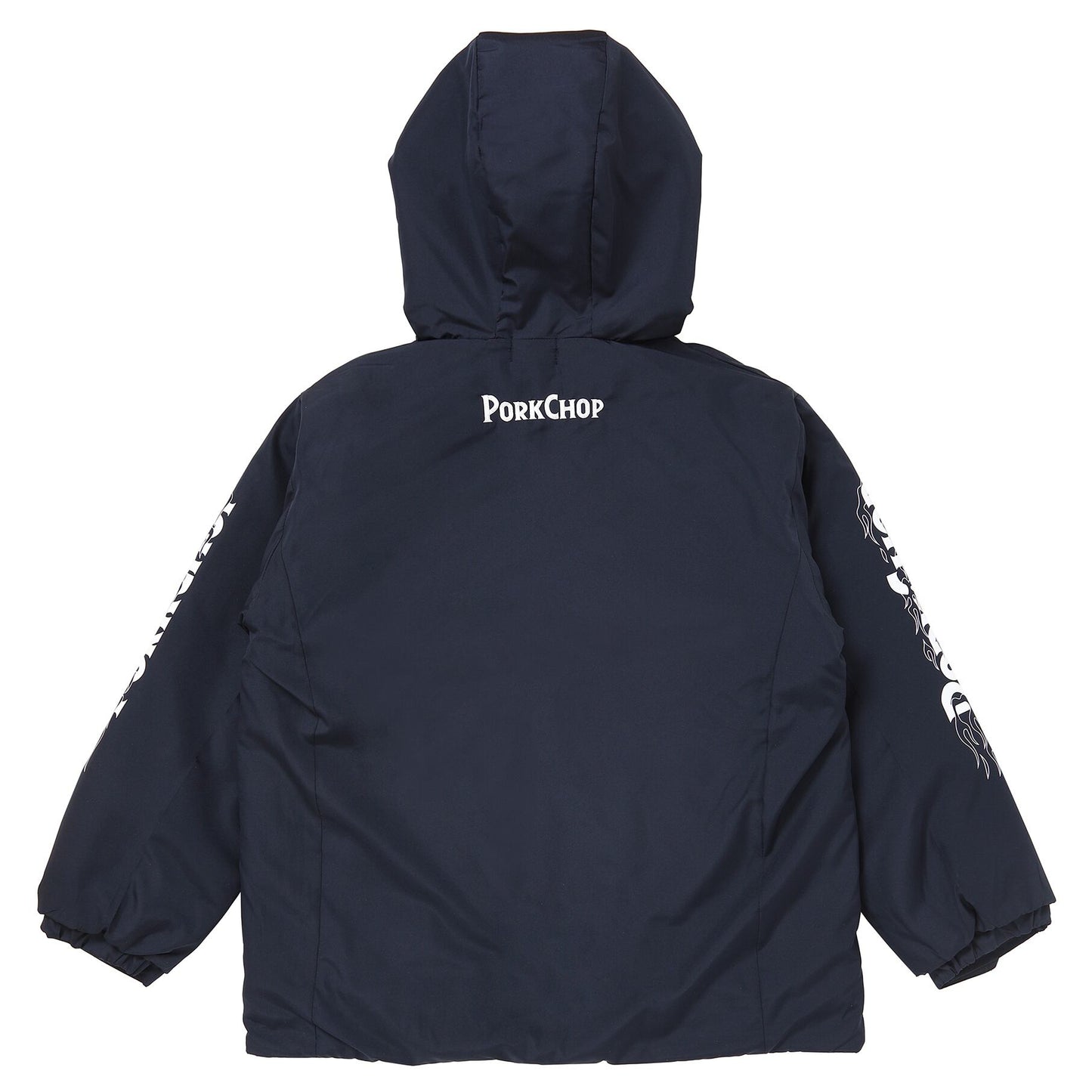 BURNING LOGO HOODED JKT