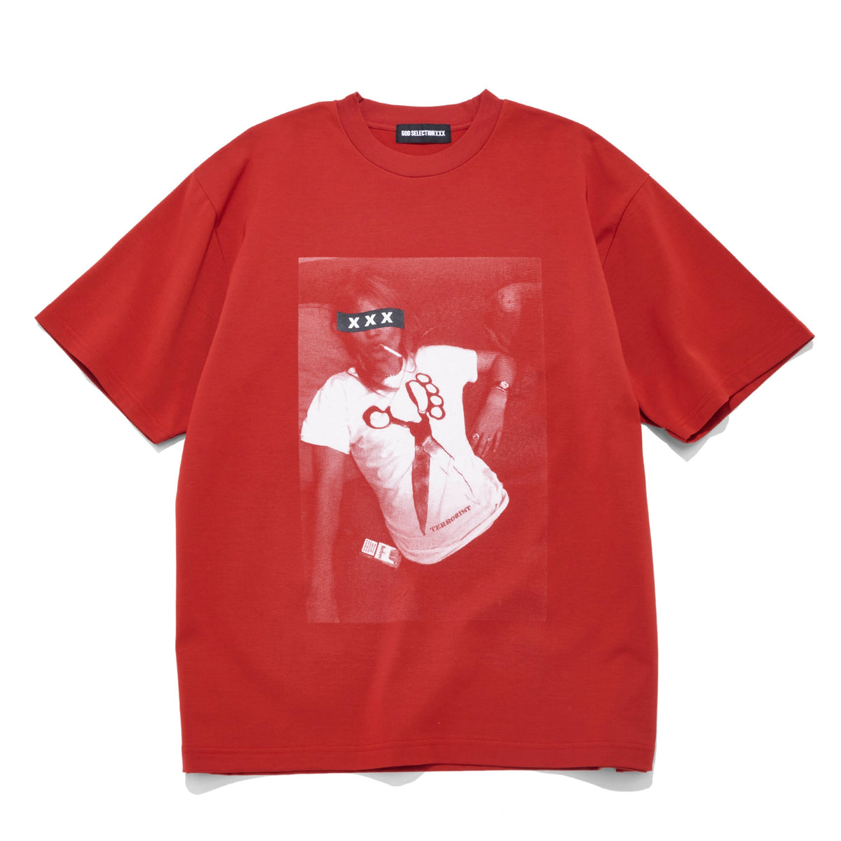 BOX LOGO "BRASS KNUCKLE SCISSORS" PHOTO TEE