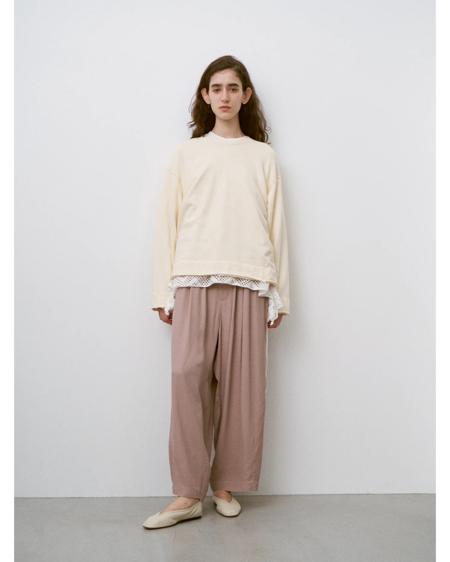 rayon gabardine pigment washed BIG easy trousers