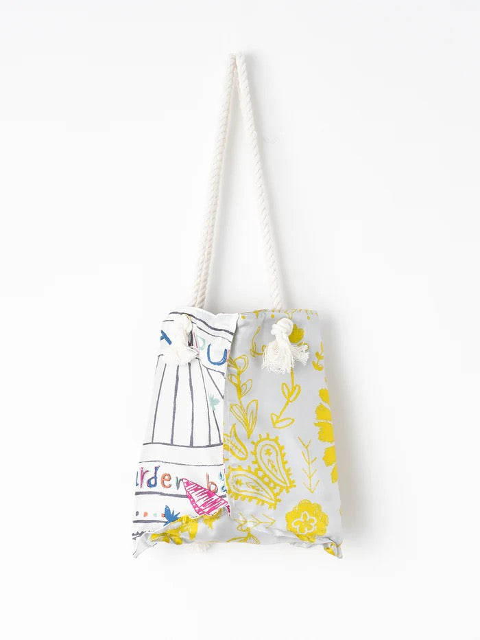 ロープリバーシブルプリント トートS