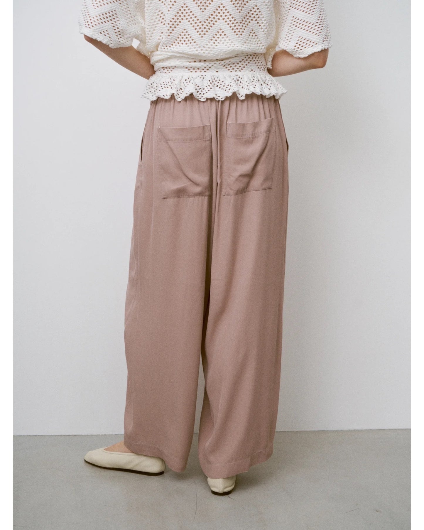 rayon gabardine pigment washed BIG easy trousers