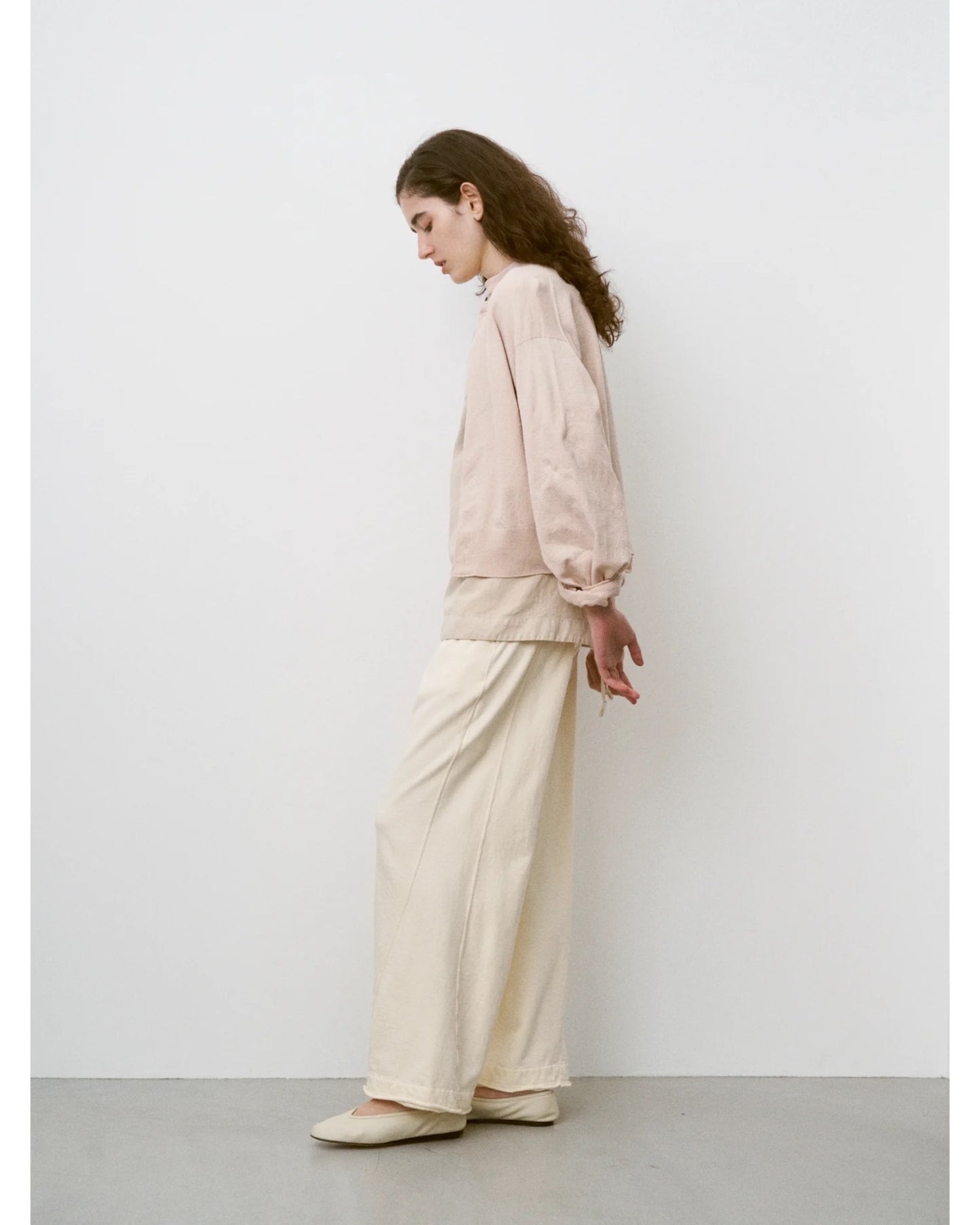 stretch organic cotton crew-neck C/D