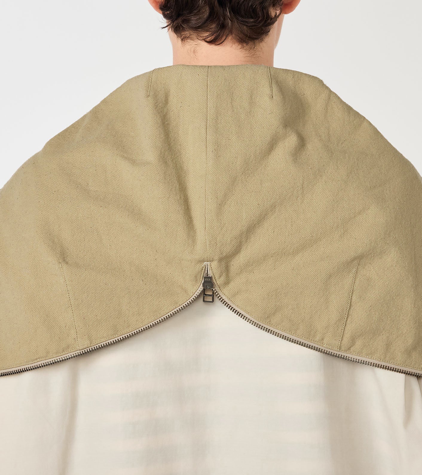 Nylon Twill Hooded Jacket