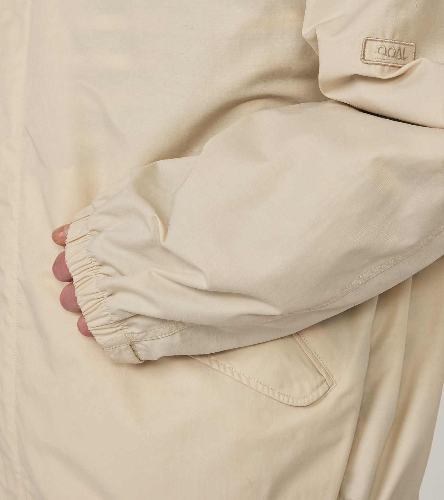 Nylon Twill Hooded Jacket