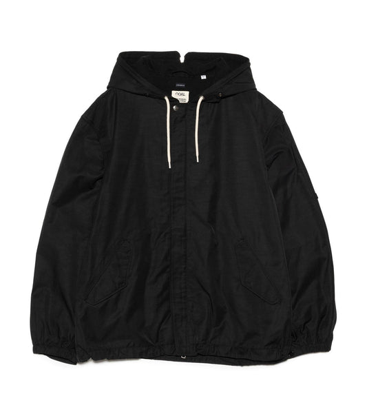 Nylon Twill Hooded Jacket